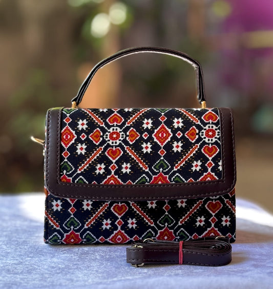 Beautiful Ikkat Box Sling (31)