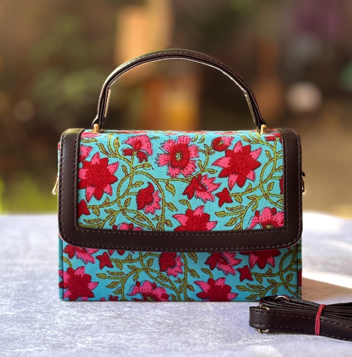 Beautiful Ikkat Box Sling (33)