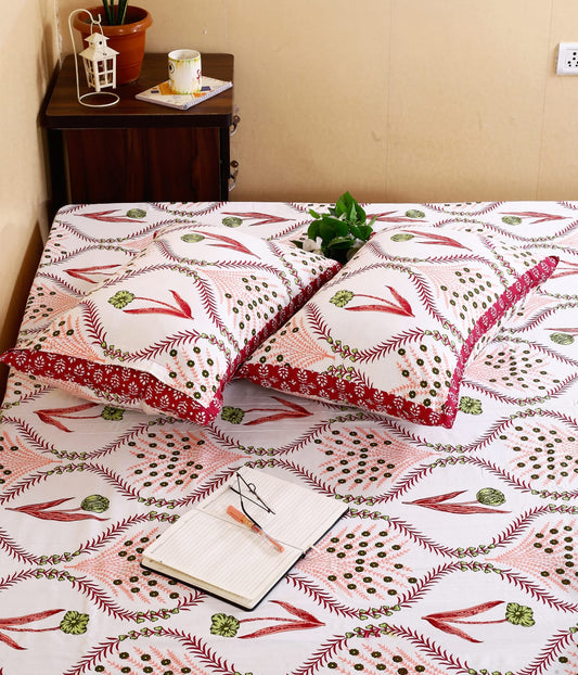 Bedsheets with 2 pillow covers (39)