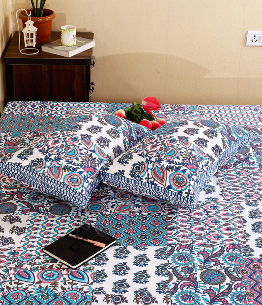 Bedsheets with 2 pillow covers (40)