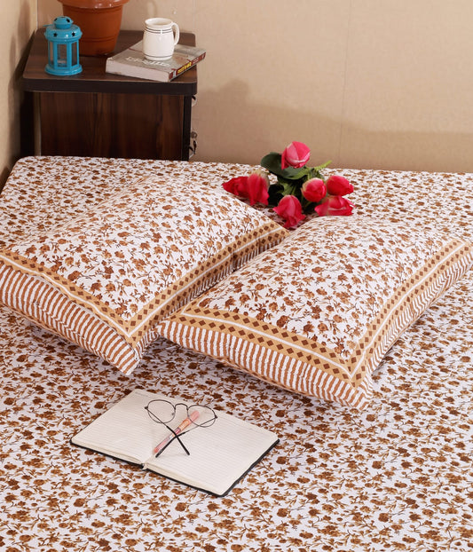Bedsheets with 2 pillow covers (63)