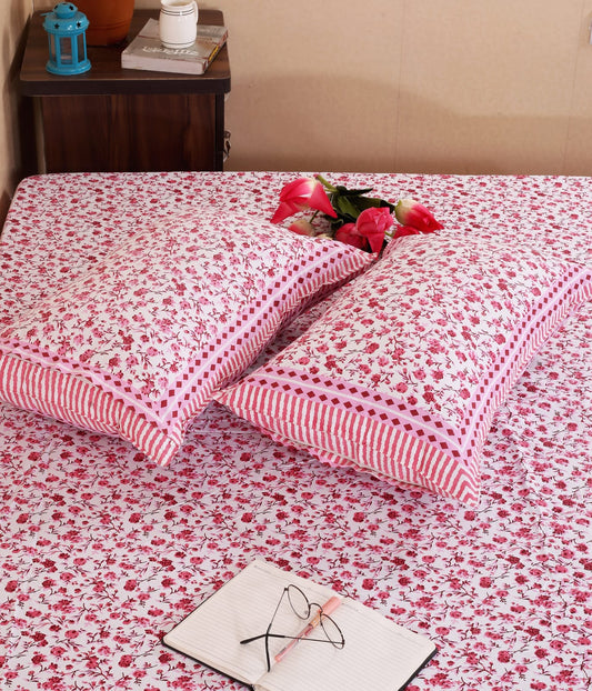 Bedsheets with 2 pillow covers (64)