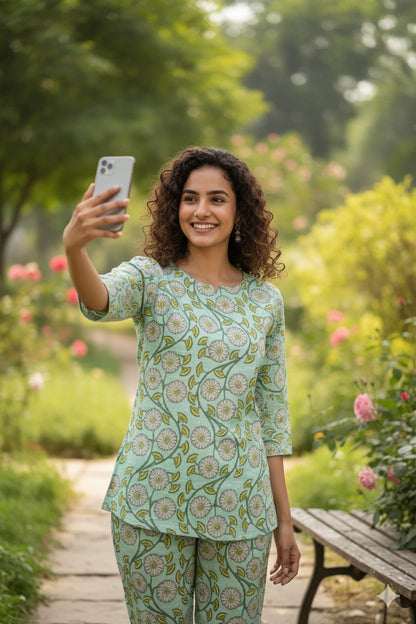 Printed Night Dress (13)