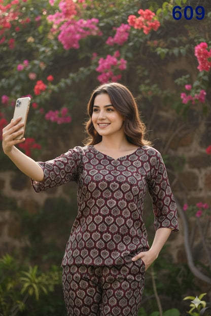 Printed Night Dress (17)