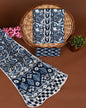 Cotton Suits with Gota Patti Work (Navy Blue- White)