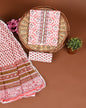 Cotton Suits with Gota Patti Work (Pink-White-Brown)