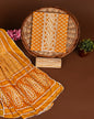 Cotton Suits with Gota Patti Work (Orange - Off-White)