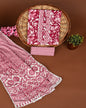 Cotton Suits with Gota Patti Work (Pink-Brown)