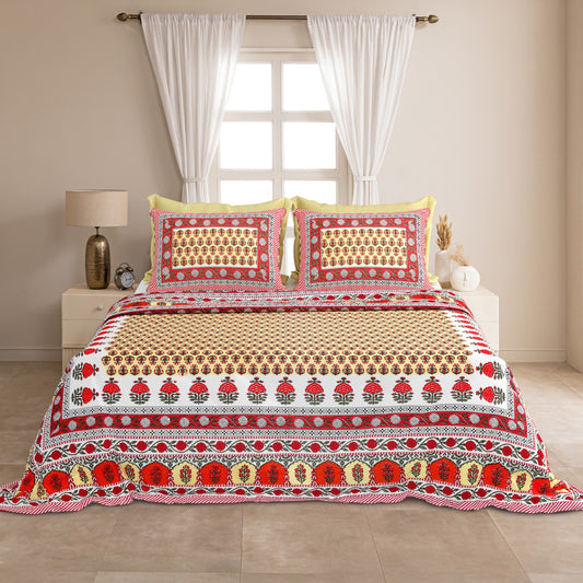 KING Size Bedsheet with 2 Pillow (SST32)