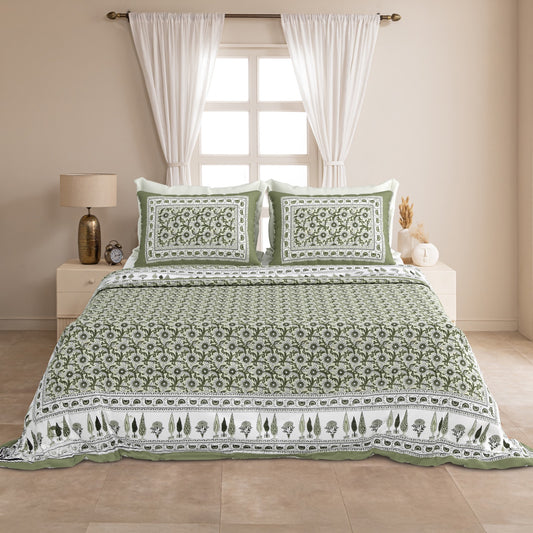 KING Size Bedsheet with 2 Pillow (SST42)