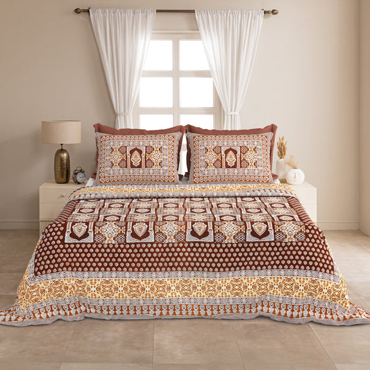 KING Size Bedsheet with 2 Pillow (SST45)