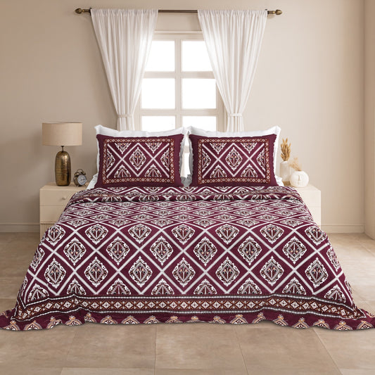 KING Size Bedsheet with 2 Pillow (SST47)