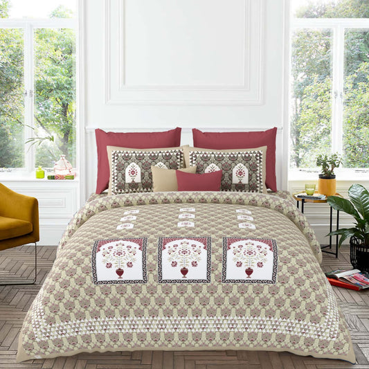 KING Size Bedsheet with 2 Pillow (SST53)