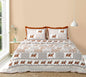KING Size Bedsheet with 2 Pillow (SST57)