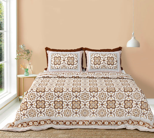 KING Size Bedsheet with 2 Pillow (SST63)