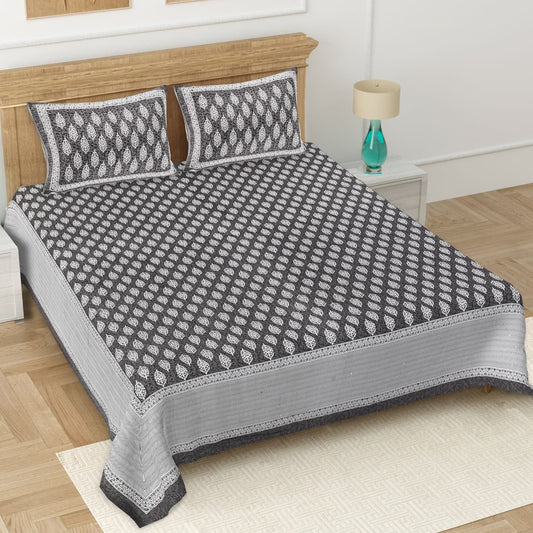 Double Bedsheet with 2 Pillow(SST77)