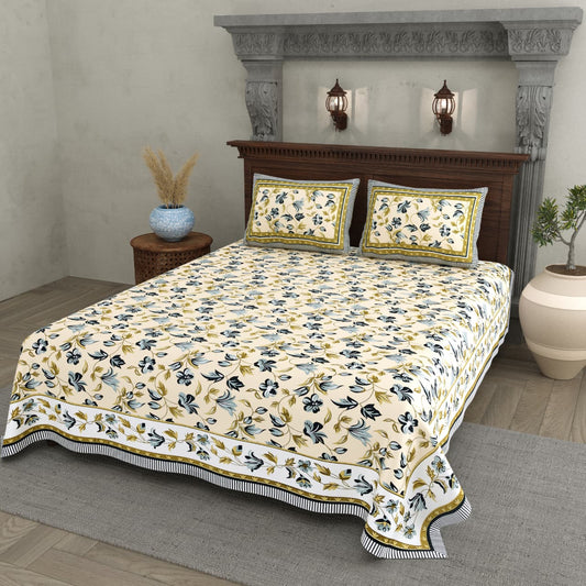 Double Bedsheet with 2 Pillow(SST83)