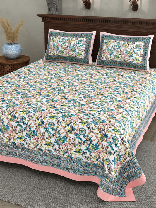 Double Bedsheet with 2 Pillow(SST85)