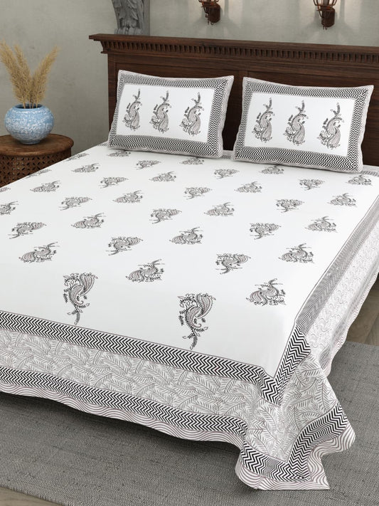 Double Bedsheet with 2 Pillow(SST86)