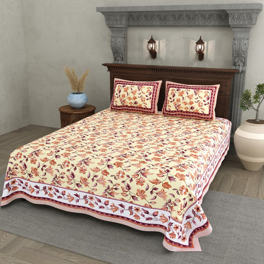 Double Bedsheet with 2 Pillow(SST88)