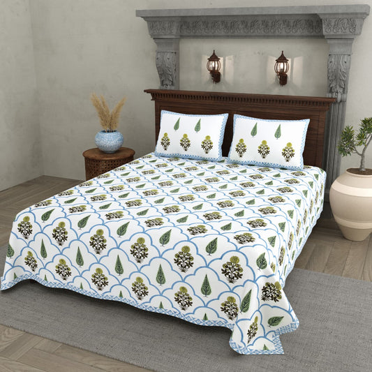 Double Bedsheet with 2 Pillow(SST89)