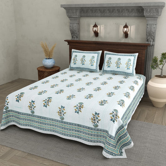 Double Bedsheet with 2 Pillow(SST106)