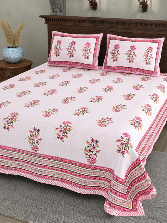 Double Bedsheet with 2 Pillow(SST109)
