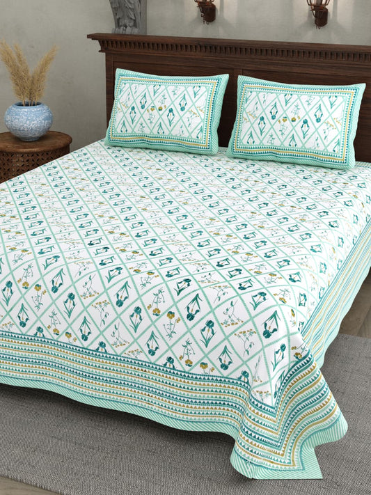 Double Bedsheet with 2 Pillow(SST110)
