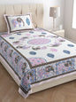 Single Bedsheet with One Pillow  (120)