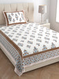 Single Bedsheet with One Pillow  (125)