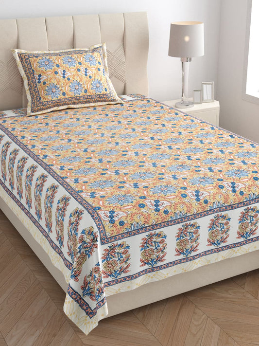 Single Bedsheet with One Pillow  (131)