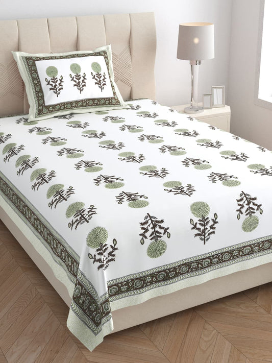 Single Bedsheet with One Pillow  (138)