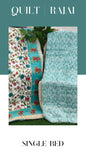 Elite Mulmul Printed Quilt RAJAI (SINGLE BED) (141)