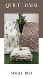 Elite Mulmul Printed Quilt RAJAI (SINGLE BED) (147)