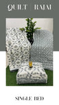 Elite Mulmul Printed Quilt RAJAI (SINGLE BED) (151)