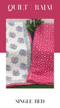 Elite Mulmul Printed Quilt RAJAI (SINGLE BED) (175)