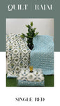 Elite Mulmul Printed Quilt RAJAI (SINGLE BED) (176)