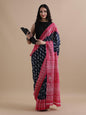 Pure Cotton Mul Mul  Printed Sarees With Blouse (20)