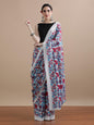 Pure Cotton Mul Mul  Printed Sarees With Blouse (28)