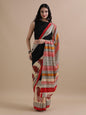 Pure Cotton Mul Mul  Printed Sarees With Blouse (49)
