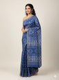 Chanderi Silk Sarees with Beautiful Hand Block Prints (142)