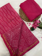 Chanderi Silk Sarees with Beautiful Hand Block Prints (144)