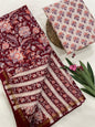 Chanderi Silk Sarees with Beautiful Hand Block Prints (152)