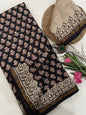 Chanderi Silk Sarees with Beautiful Hand Block Prints (157)