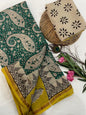 Chanderi Silk Sarees with Beautiful Hand Block Prints (158)