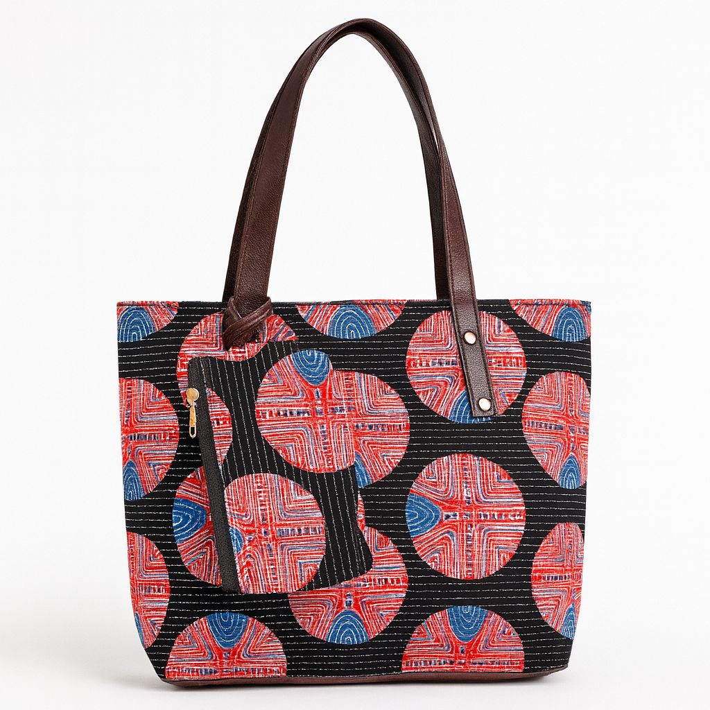 Ikkat Tote Hand Bag (11)