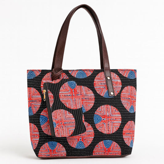 Ikkat Tote Hand Bag (11)