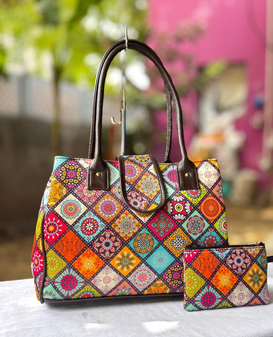 Triple partition Tote Bag (49)