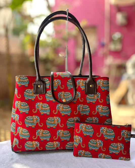 Triple partition Tote Bag (55)