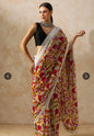 Bagru Block Print Cotton mulmul Sarees  (7)